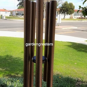Large 50&quot; Wind Chimes deep Tone Wind Chimes Garden Deep Tone Large 50&quot; Wind Chimes Bronze