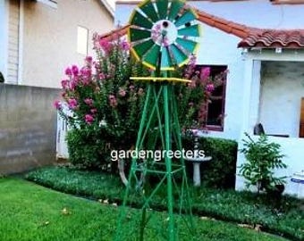 8" Heavy Duty Windmill Metal Windmill