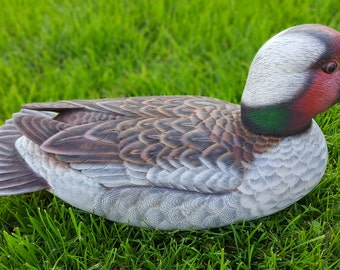 Hand Carved Wooden Goose Duck Decoy Collectible wooden Decoy Duck Goose