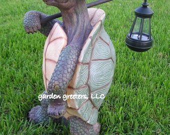 Solar Turtle Statue Turtle garden statue with Solar Light Turtle Figurine