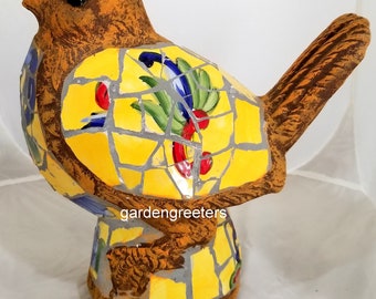 Mosaic Bird statue Mosaic Bird Figurine-Large