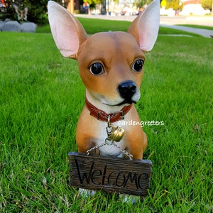Chihuahua Statue Chihuahua Figurine Dog Statue Chihuahua decor