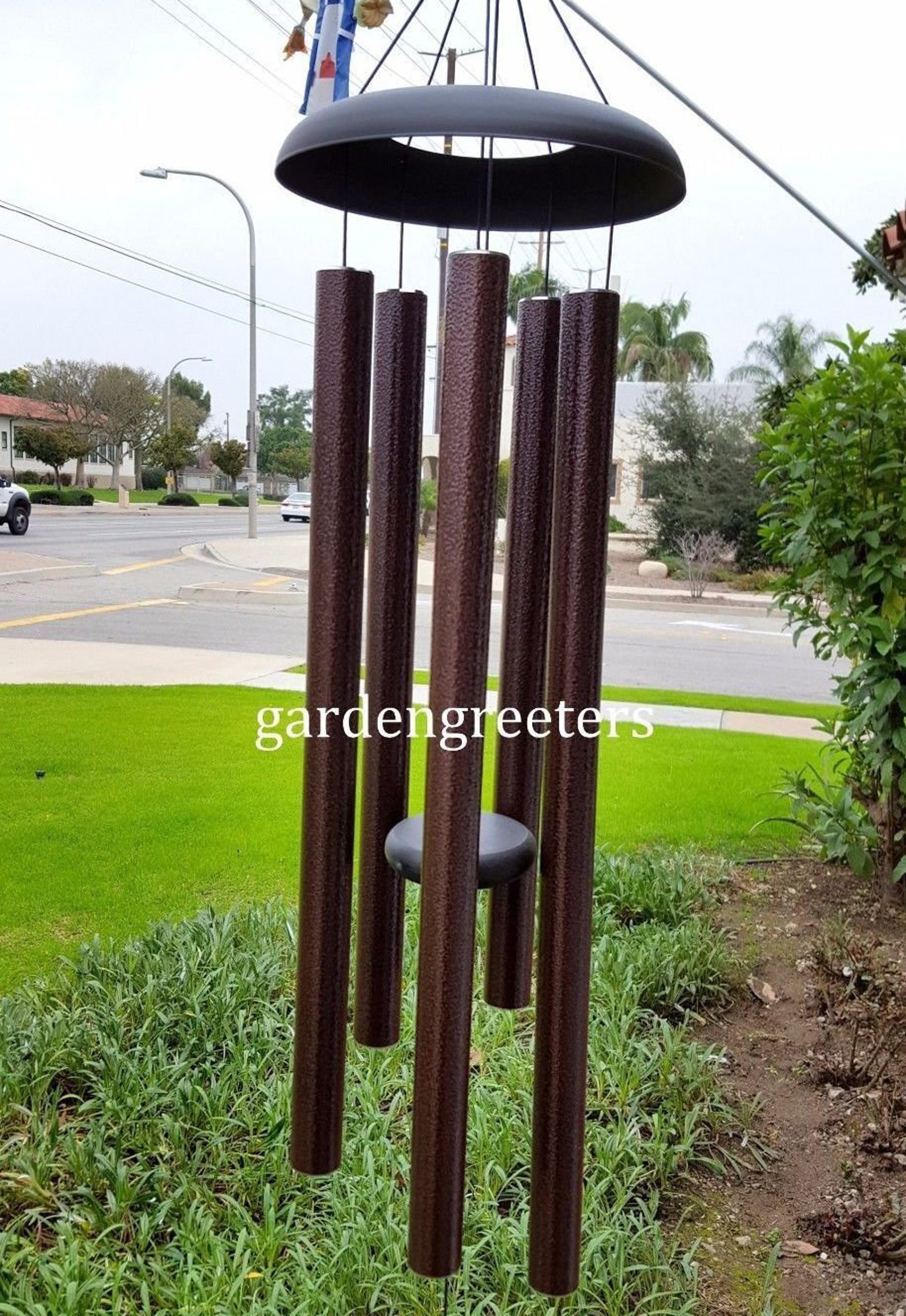 44 Wind Chimes Deep Tone Wind Chimes Garden Deep Tone Etsy
