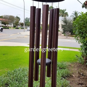 44" Wind Chimes deep Tone Wind Chimes Garden Deep Tone 44" Wind Chimes Bronze