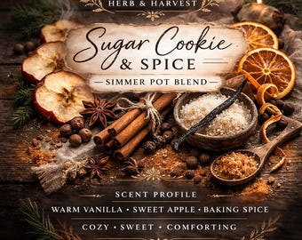 Sugar Cookie Spice Simmer Pot | Winter Home Fragrance