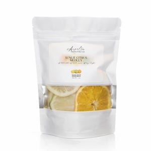Freeze-Dried Citrus Slices | Lemon, Lime, Orange Trio (Potpourri, Garnish, Craft) Sunlit Citrus Medley