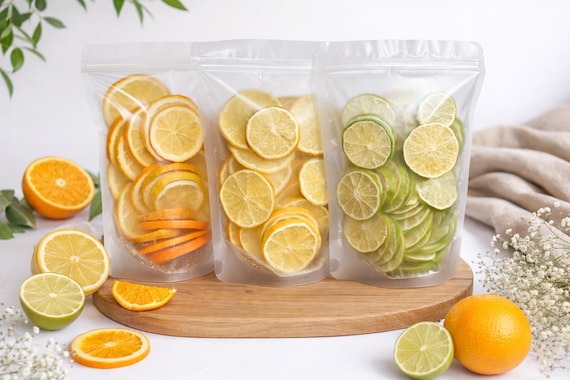 Freeze-Dried Citrus Slices | Lemon, Lime, Orange Trio (Potpourri, Garnish, Craft)