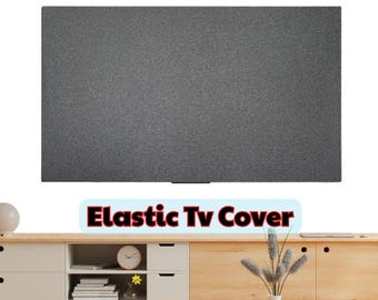Funda protectora elástica para televisores de 55 a 65 pulgadas de pared, de estilo moderno y sencillo.