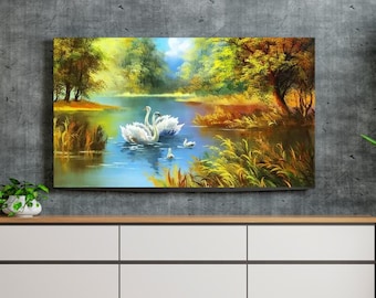 Funda de tela moderna para televisores de 55 a 65 pulgadas, tanto de pared como curvos