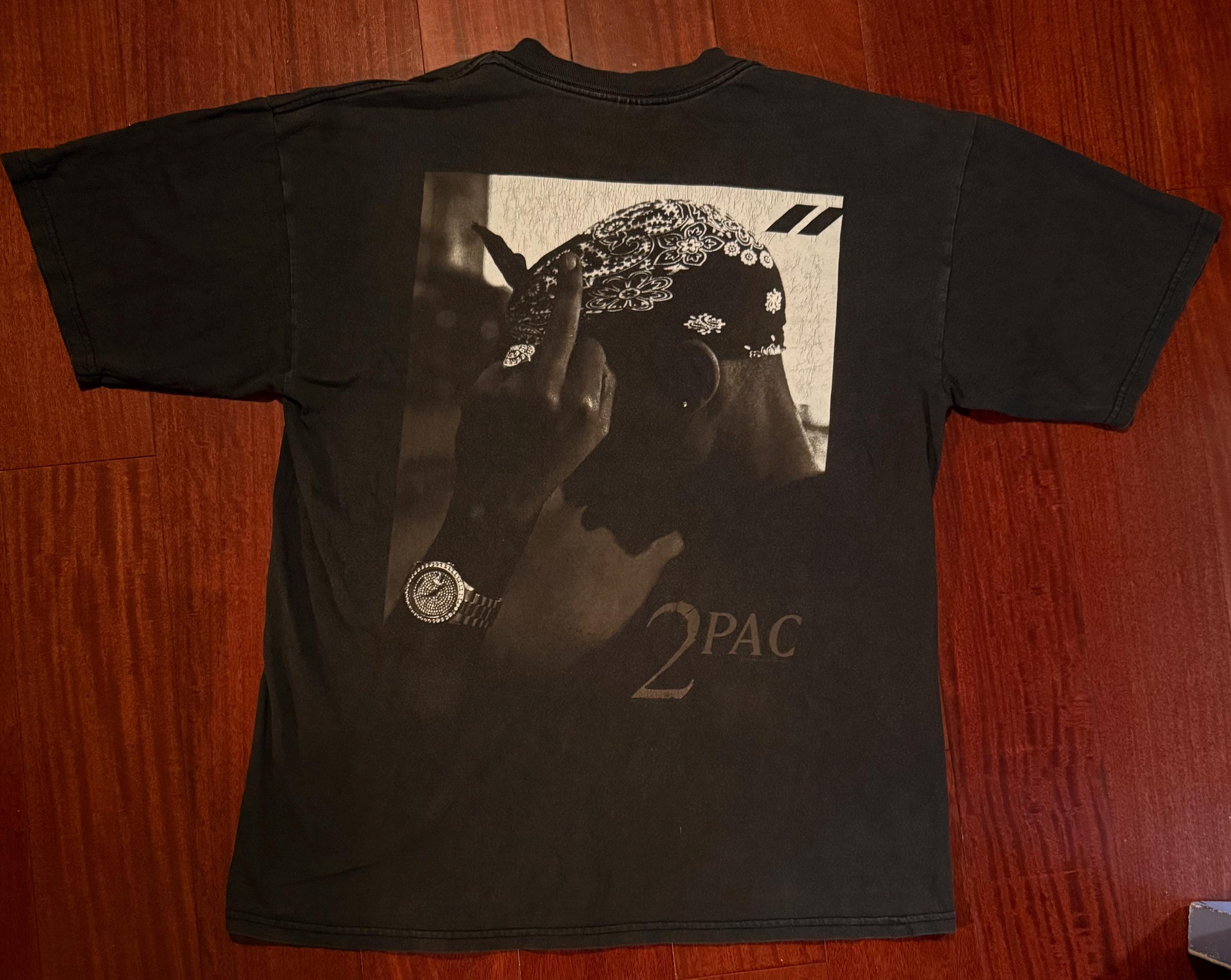 Tupac Middle Finger T Shirt - Etsy