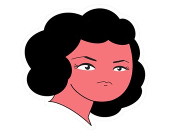 Colorful Lady 3 - Sticker