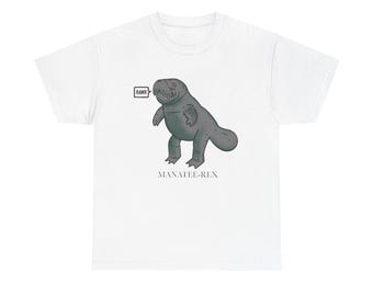Manatee-Rex - Unisex Heavy Cotton Tee