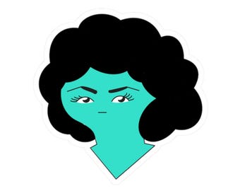 Colorful Lady 1 - Sticker