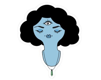 Colorful Lady 2 - Sticker