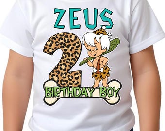 Custom Flintstones Birthday Family Shirt, Funny Flintstones Game Cartoon Kids Toddler, Personalized Birthday Gift For Daughter
