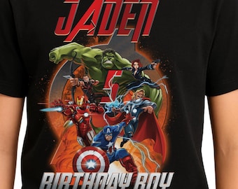 Spidey Birthday Shirt, Ghost Spider, Custom Spider Birthday, Avengers Birthday Toddler, Personalized Kids Superhero Tee