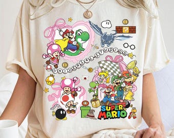 Mario TShirt, Universal Studios Shirt, Super Mario Nintendo World, Epic Universe 2026, Family Birthday Matching Tee, Epic Trip Gifts