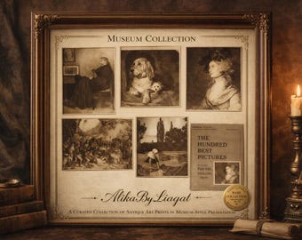 Libro de arte antiguo / Colección de Charles Letts de principios del siglo XX