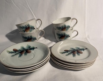 Vintage child’s tea set by Grantcrest Japan (12 pieces)