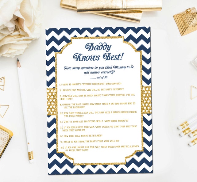 Navy Baby Shower Games Daddy Knows Best Game Baby Shower Decor Navy Baby Shower Games Daddy Knows Best Game Baby Shower Decor