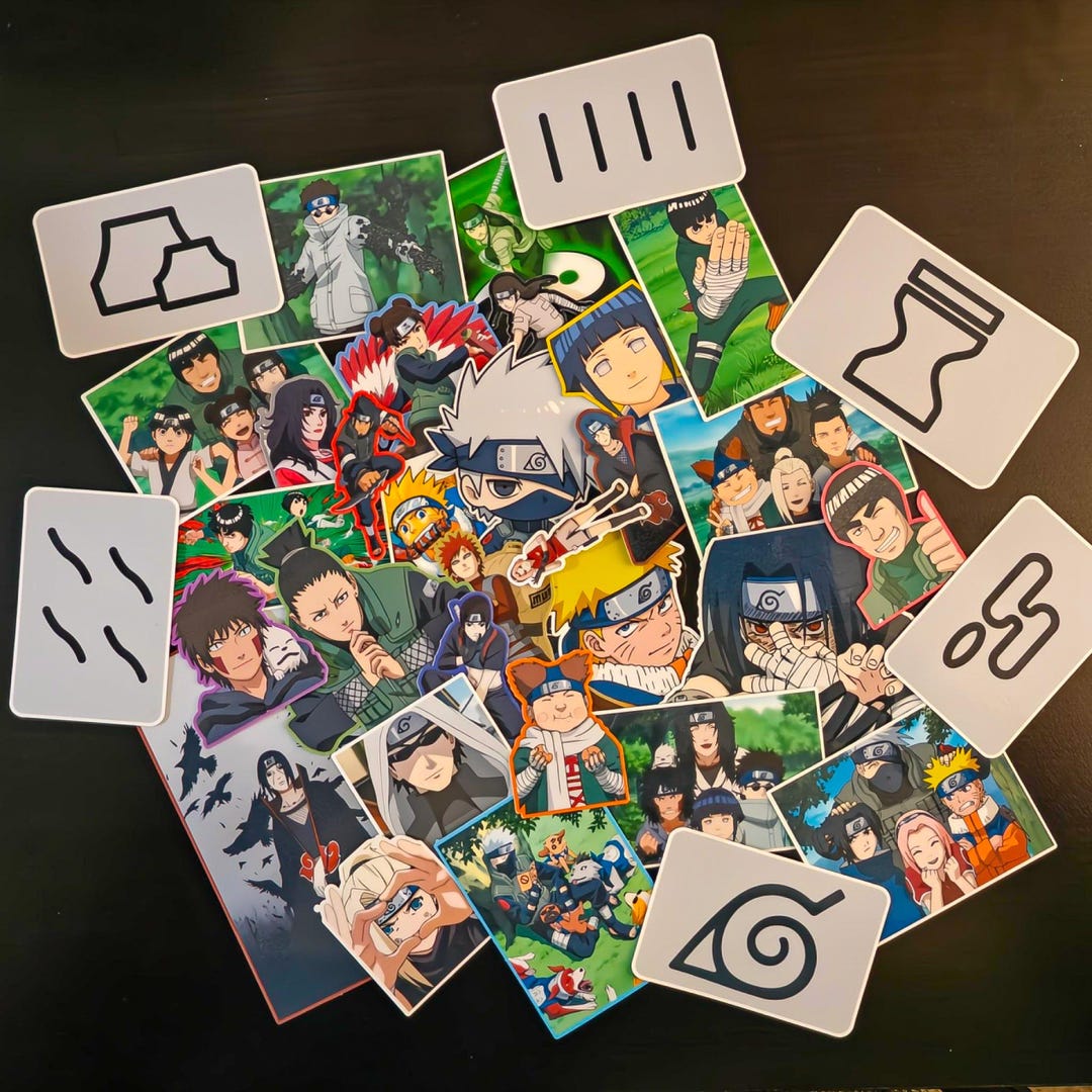 Anime Sticker Pack - Waterproof, Scratch Resistant Stickers for Laptops ...