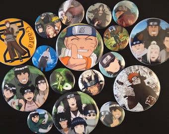 Anime Pin Button Pack - Custom Pins of your Favorite Shows!