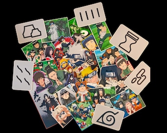 Gutsy Ninja Anime Stickers- Waterproof, Scratch Resistant Stickers for Laptops, Notebooks, Water Bottles, etc.