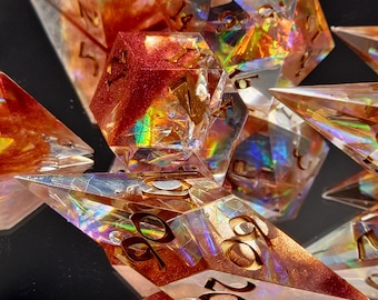 Dnd Dice: Scarlett Dust **Wadliwy**