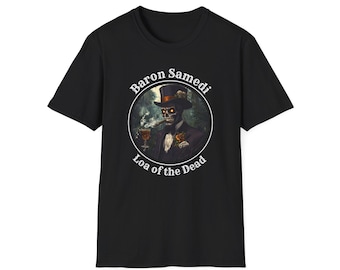 Camiseta del Barón Samedi con Veve / Diseño vudú haitiano