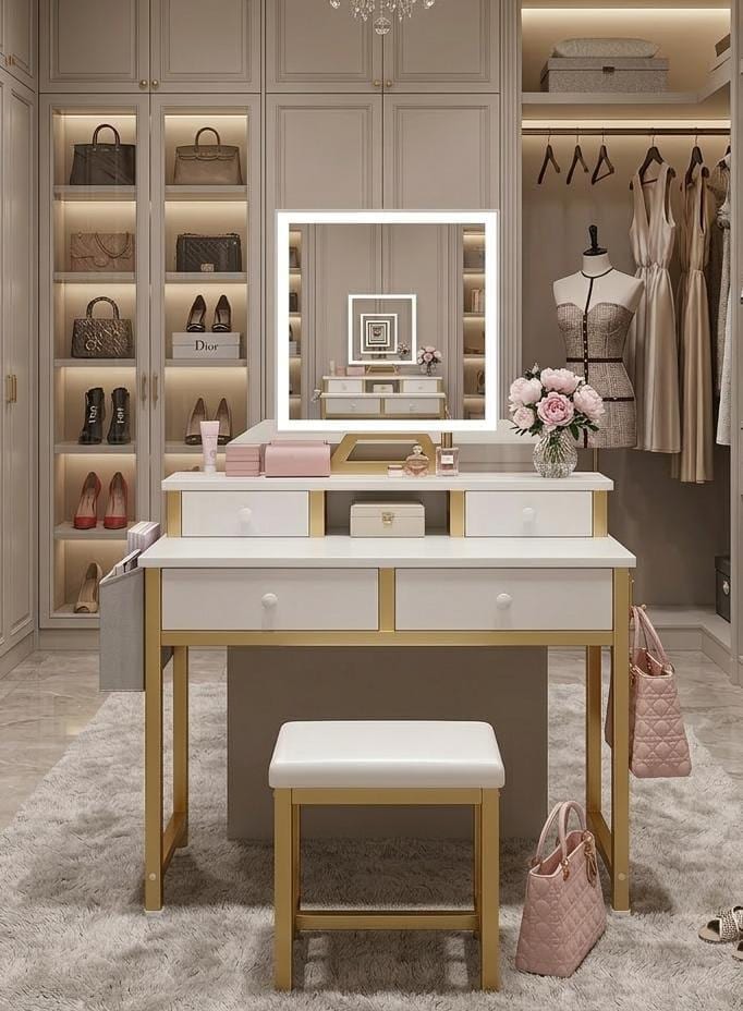 white dressing table with gold legs Golden Homecoming Dress Beaded Tight Short Prom Dress Suzhoufashion