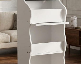 Caja de almacenamiento rústica de madera con tapa, multiusos para verduras de raíz y panera.