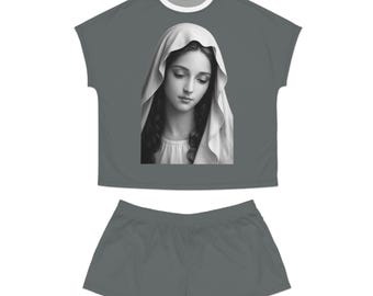 Oversized Women's Short Pajama Set: Soft, Relaxed Fit