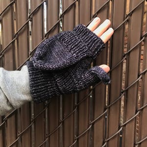 Convertible Knit Gloves Pattern, Convertible Mittens Pattern, PDF Pattern, Friedrich Gloves image 5