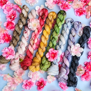 Hand Dyed Yarn, Fiber Fantasy Collection, Minis Set
