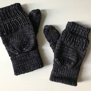 Convertible Knit Gloves Pattern, Convertible Mittens Pattern, PDF Pattern, Friedrich Gloves image 7