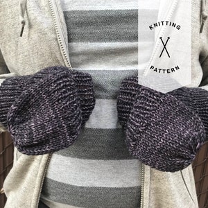 Convertible Knit Gloves Pattern, Convertible Mittens Pattern, PDF Pattern, Friedrich Gloves image 1