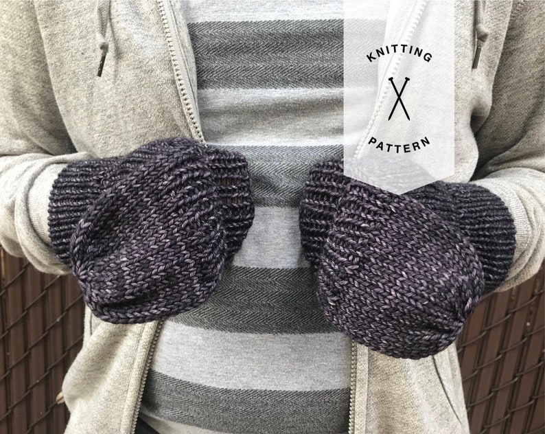 Convertible Knit Gloves Pattern, Convertible Mittens Pattern, PDF Pattern, Friedrich Gloves image 1