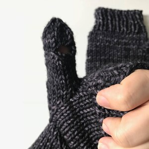 Convertible Knit Gloves Pattern, Convertible Mittens Pattern, PDF Pattern, Friedrich Gloves image 9