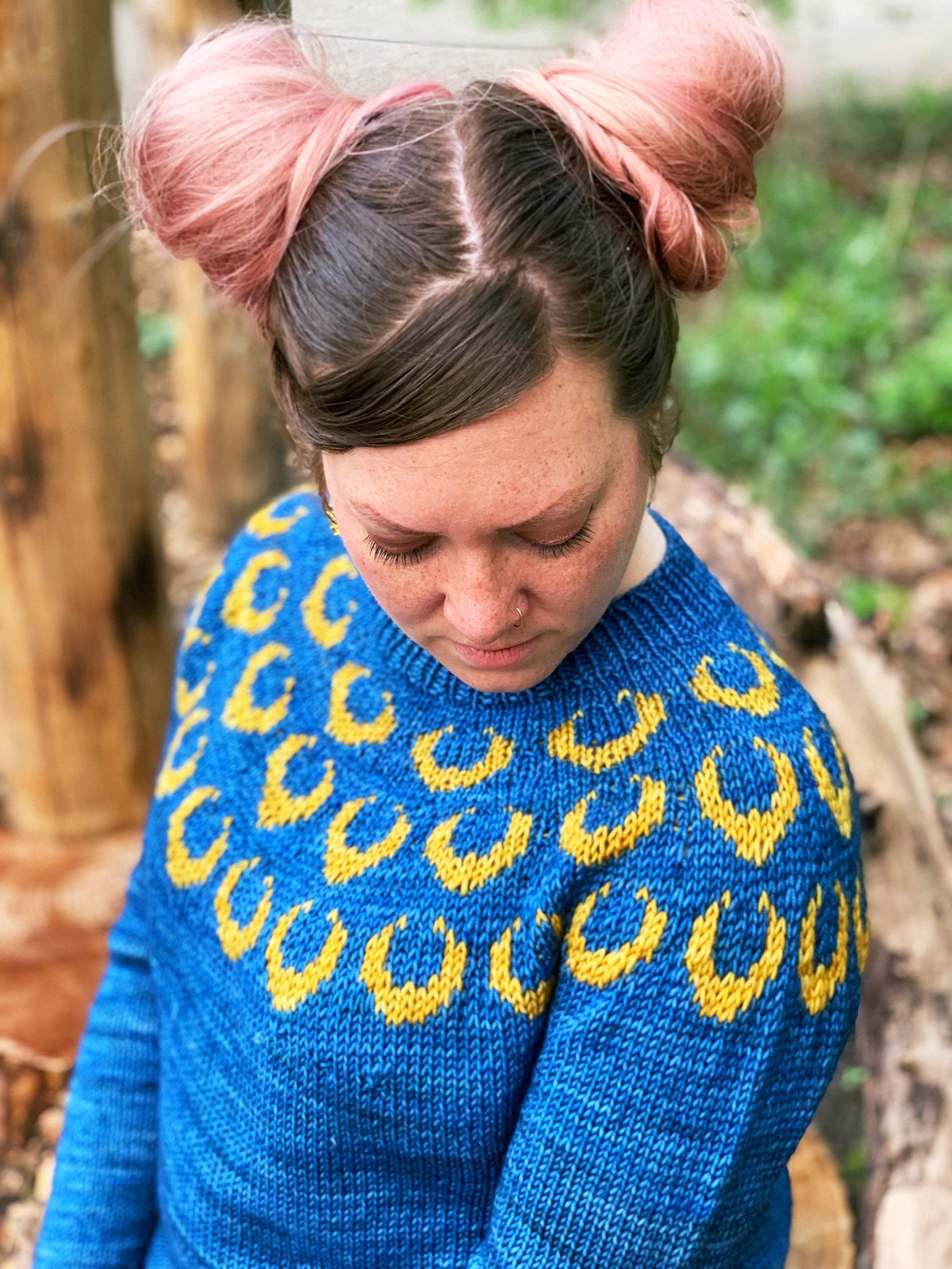 Womens Crescent Moon Knit Sweater Pattern, PDF Pattern, Crescent Moon ...