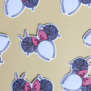 Yarn Ears Headband Sticker