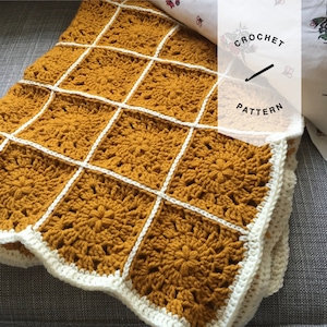 Crochet Granny Square Baby Blanket Pattern (PDF Pattern)