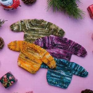Mini Knitted Sweater Ornaments, the Encanto Collection