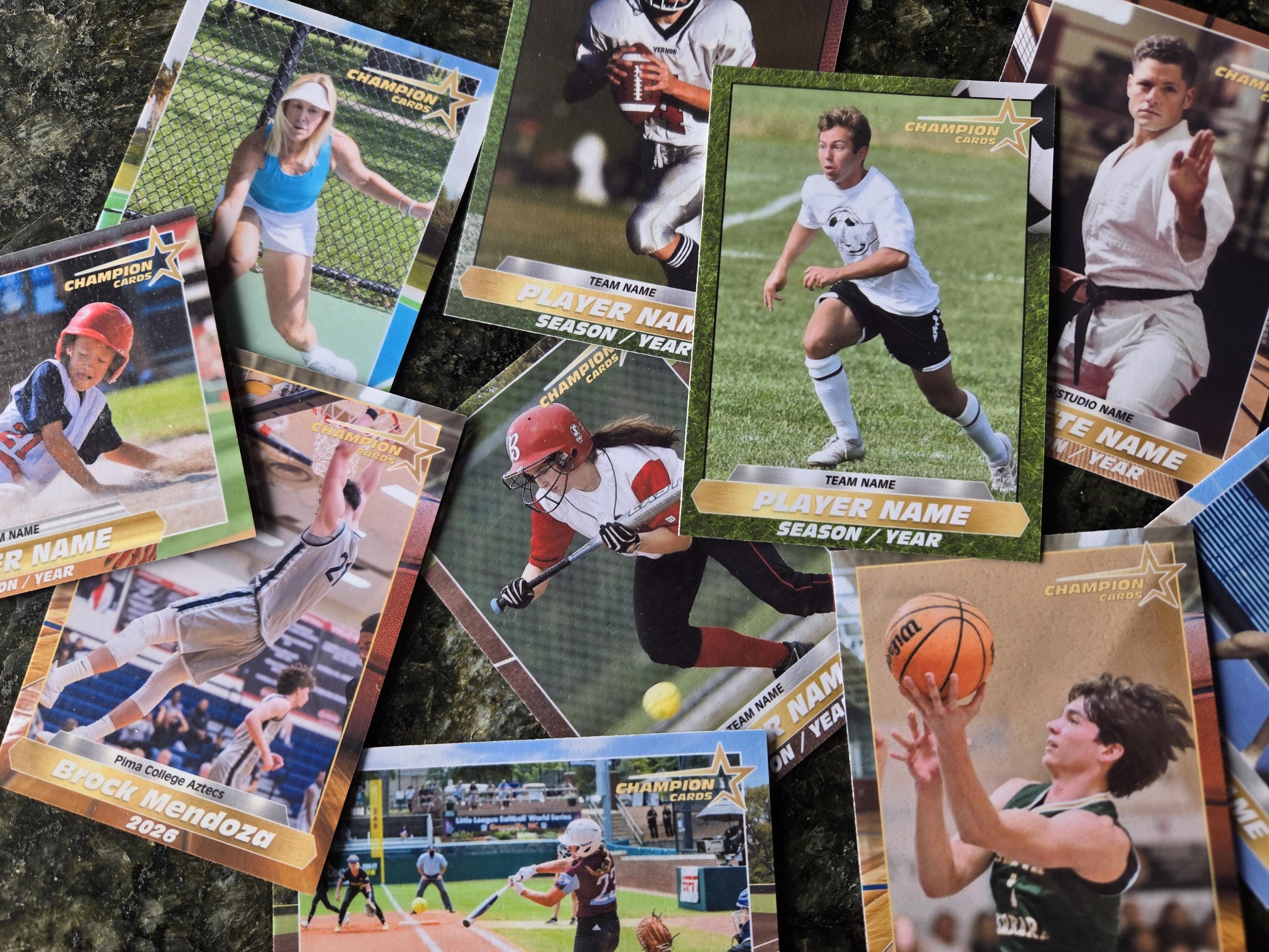 Custom Baseball Full Team Trading Card Set – Personalized Cards for ...