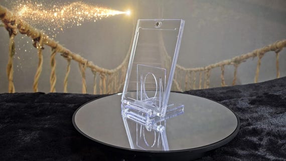 Magnetic Trading Card Holder with Display Stand | Acrylic Card Case