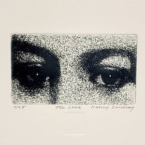 Original etching titled The Look signed by artist image 1