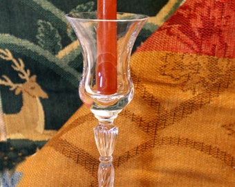 Royal Doulton, fine crystal candle holder, England