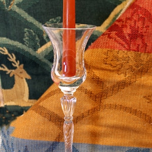 Royal Doulton, fine crystal candle holder, England