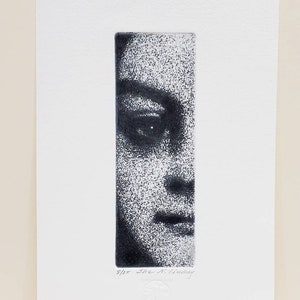Original etching titled &quot;She&quot; signed by artist