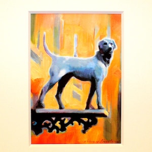 Mineral Pointer, giclee print, Wisconsin Street