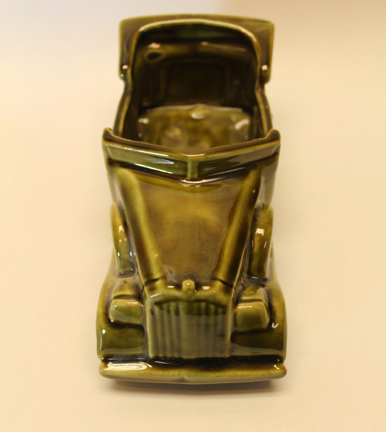 Vintage McCoy Floraline Ceramic Car Planter